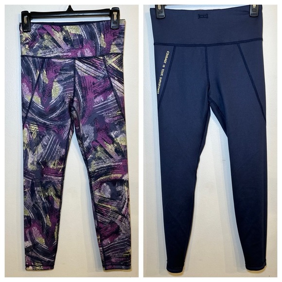 NWOT Athleta Girl x Simone Biles Reversible Leggings Girls Size 14 XL - Picture 1 of 11